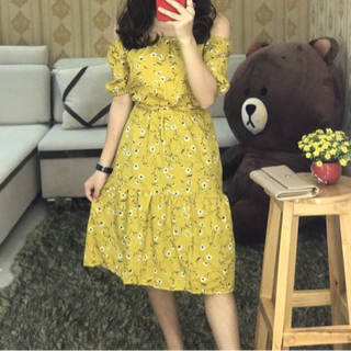 đầm voan lụa