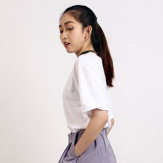 Quần short ống rộng xếp li