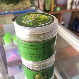 Bột lột mụn trà xanh than tre