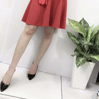 đầm poly áo ren