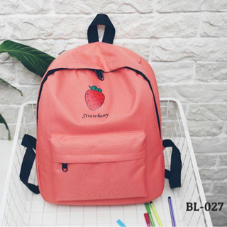 Balo trung học in hình củ quả BL-027