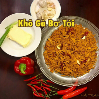 Khô gà bơ tỏi ớt