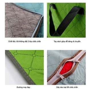Combo 2 túi vải đựng chăn màn quần áo