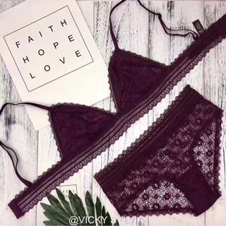 Set bộ Bralette ko gọng ko mút Vicky