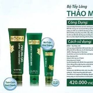 Bộ tẩy lông hữu cơ thảo dược MOCHA