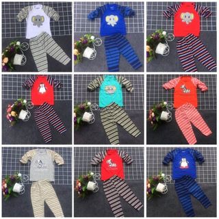 bộ cotton bé trai và bé gái