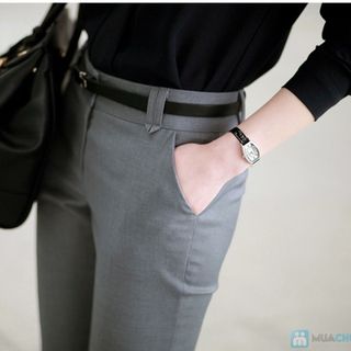 QUẦN TÂY NỮ CÔNG SỞ ỐNG ĐỨNG - Q03117100