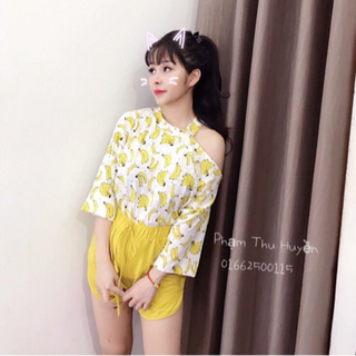 set chuối lệch vai