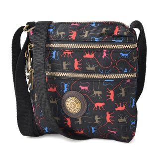 Túi đeo chéo Kipling dây kéo 2 tầng tiện dụng M1