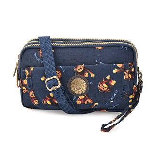 Túi đeo chéo Kipling khỉ 3 ngăn M4
