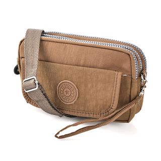 Túi đeo chéo Kipling tiện dụng màu Nâu
