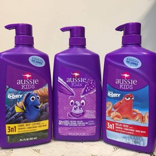 Dầu gội xả tắm dành cho trẻ em 3 in 1- Aussie Kids Shampoo Conditioner Body Wash 865ml