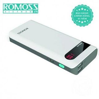 Pin Romoss 10400mAh LCD Đen 4P giá sỉ