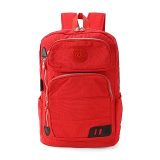 Balo Kipling nhiều ngăn loại lớn màu đỏ