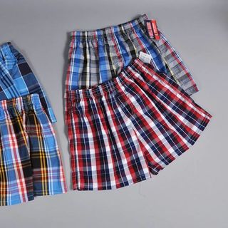 Quần short nam caro