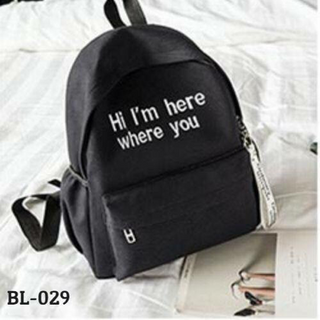 Balo học sinh Hi Im here where you BL-029