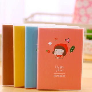 Sổ tay bìa nhựa trong Hello Jane giá sỉ