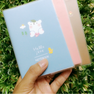 Sổ tay bìa nhựa trong Hello Jane