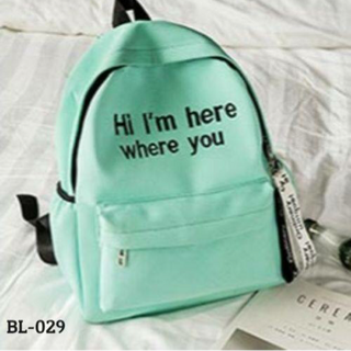 Balo học sinh Hi Im here where you BL-029
