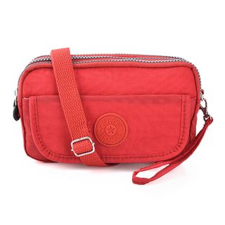 Túi đeo chéo Kipling tiện dụng màu đỏ giá sỉ