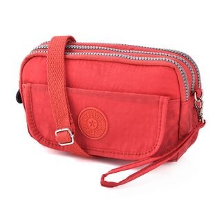 Túi đeo chéo Kipling tiện dụng màu đỏ
