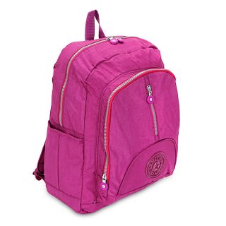 Balo Kipling dây kéo giữa loại lớn - tím