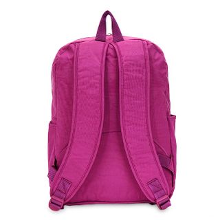 Balo Kipling dây kéo giữa loại lớn - tím