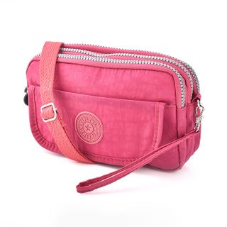 Túi đeo chéo Kipling tiện dụng màu hồng