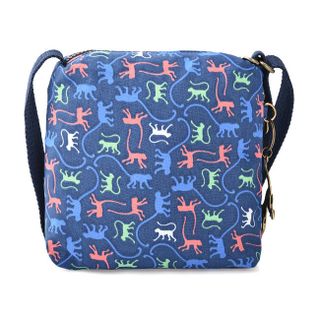 Túi đeo chéo Kipling dây kéo 2 tầng tiện dụng M2