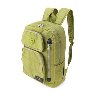 Balo Kipling nhiều ngăn loại lớn màu xanh chuối