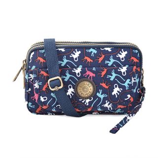 Túi đeo chéo Kipling khỉ 3 ngăn M3