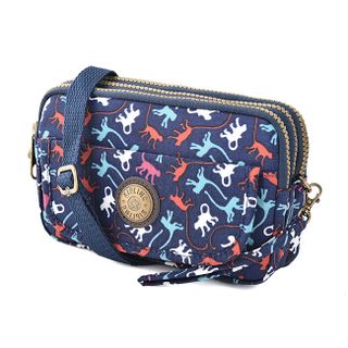 Túi đeo chéo Kipling khỉ 3 ngăn M3