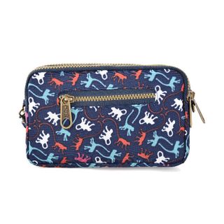 Túi đeo chéo Kipling khỉ 3 ngăn M3