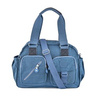 Túi xách Kipling hai hộp trước màu xanh