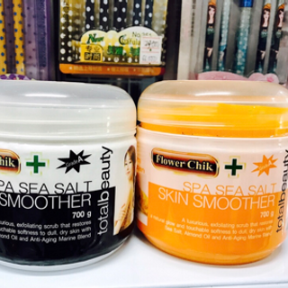Flower chik spa sea salt skin smoother