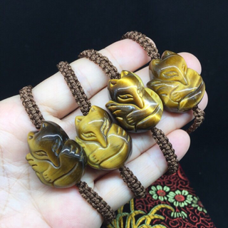 Hồ ly mắt hổ vàng tết dây - 125