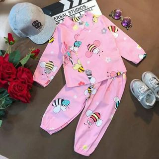Bộ yukata dài cho bé