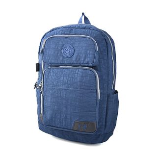 Balo kipling nhiều ngăn tiện dụng màu xanh