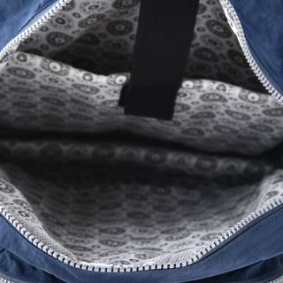 Balo kipling nhiều ngăn tiện dụng màu xanh