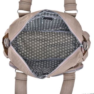 g121959 Túi xách Kipling hai hộp trước màu xám