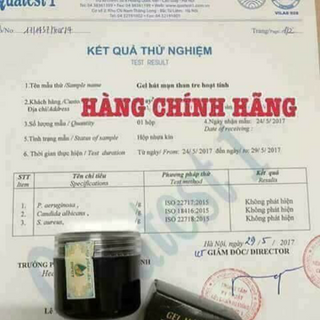 Gel hút mụn than hoạt tính