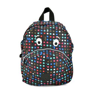 Balo Kipling họa tiết chấm bi màu đen giá sỉ