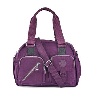 Túi xách Kipling hai hộp trước màu tím