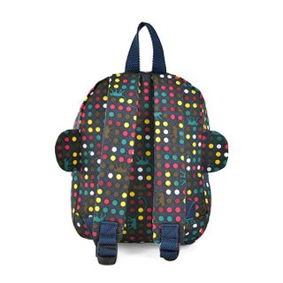 Balo Kipling họa tiết chấm bi màu vàng xanh