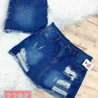 Quần Váy Jeans - Quần váy tuyết