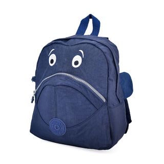 Balo Kipling họa tiết dễ thương màu xanh đen