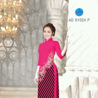 vải áo dài in 3d lụa nhật