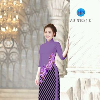 vải áo dài in 3d lụa nhật