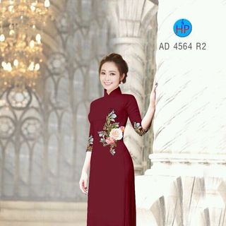 vải áo dài lụa nhật in hình 3d