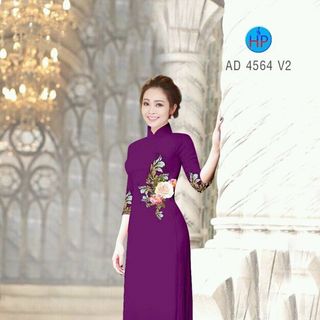 vải áo dài lụa nhật in hình 3d
